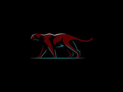Walking puma logo branding graphic design logo