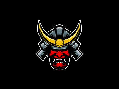 Ronin samurai logo branding graphic design logo
