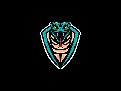 Cobra shield logo branding graphic design logo