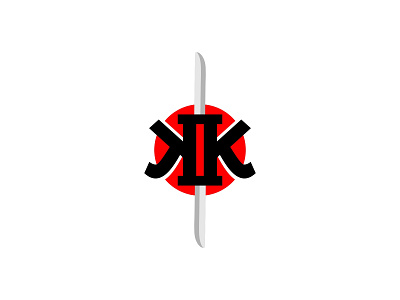 Double Katanas logo branding graphic design logo