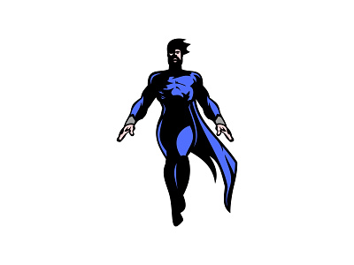 Superhero logo branding design graphic design illustration logo vector