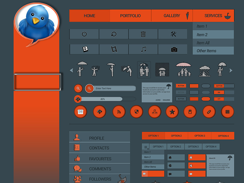Umbrella App by shinny on Dribbble