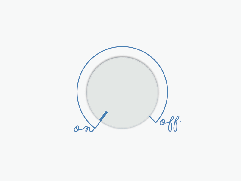 On-Off app design flat gif ios simple ui ux web