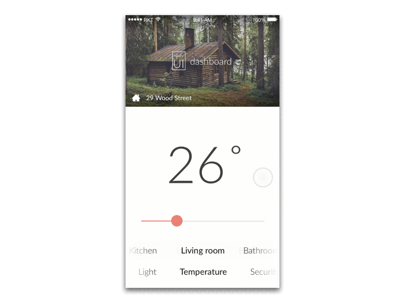 Daily UI 021 — Dashboard 021 animation dailyui gif ios slider ui