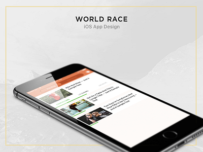 WorldRace App Design