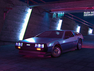 Night Parking — DeLorean