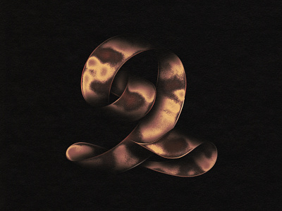 Number 2 36daysoftype 3d design font lettering numbers numerals type