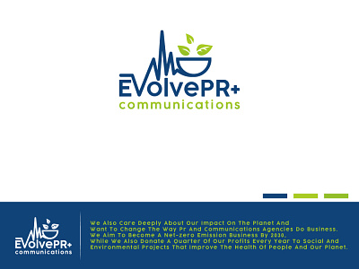 Evolvepr+ logo agriculture logo branding graphic design internet free logo logo zero net logo