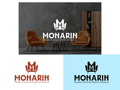 Monarin logo branding business logo custom logo furniture company logo graphic design logo professional