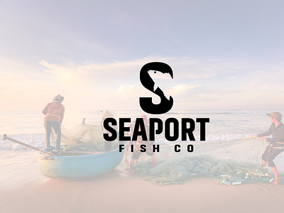 SEAPORT FISH CO logo