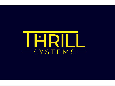 Thrill Systems logo branding construction logo design free logo graphic design internet free logo logo vector