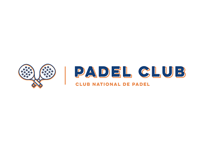 Padel club sport logo - 2nd version