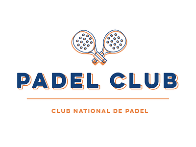 Padel club sport logo - 3rd version