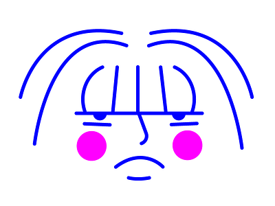 Bored face graphicdesign illustrator pop