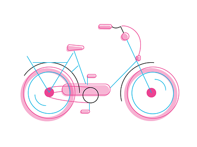 Paper Girls Survival Kit (WIP) -1st : Bike bike comic girly line paper girls papergirls pastel
