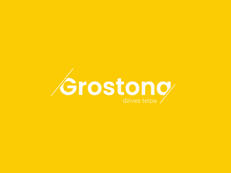 Grostona logo 2d animation aftereffects gif logo motion graphics