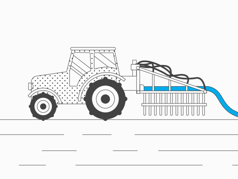Tractor 2d animation aftereffects animation field gif graphic pump technique tractor