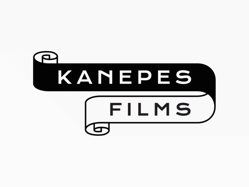Kanepes films 2d animation aftereffects animation black and white film board gif logo logo animation motion graphic