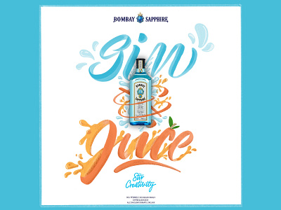 Bombay Reflection Dynamic by Bombay Sapphire branding graphic design illustration lettering typography