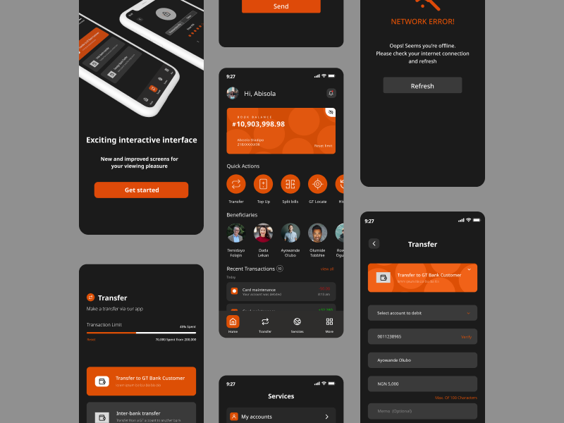 Banking app redesign by Ayowande Olubo on Dribbble