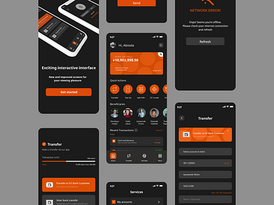 Banking app redesign banking banking app design finance fintech mobile app mobile banking redesign ui ux