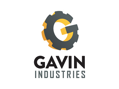 Gavin Industries logo g gear industrial logo