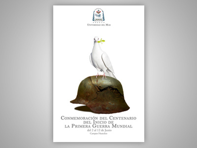 First Centenary of the Beginning of WWI cartel graphic design illustration poster