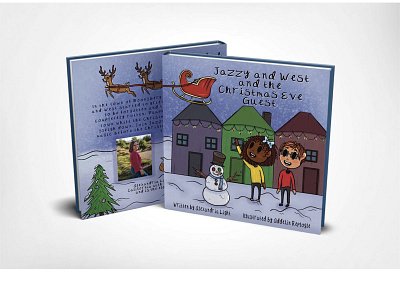 Jazzy and West and the Christmas Eve Guest - Children’s Book design graphic design ill illustration logo typography