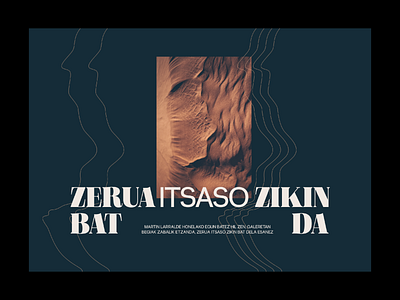 Zerua art direction dark design graphic design illustration sky typography ui ux visual