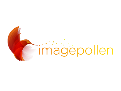 imagepollen Logo bird logo orange vector