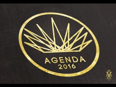 LOGO "AGENDA MEZCAL" badge brand branding logo logotipe logotipo proposal
