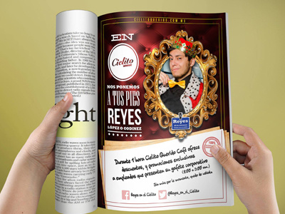 Anuncio para revista advertising coffee magazine print proposal revista