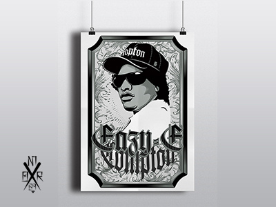 EAZY E art cartel design eazye graphic hiphop illsutration poster print vector visual