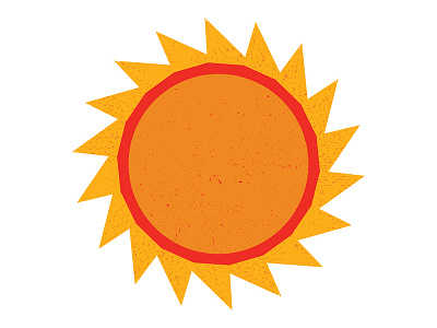 Sun Illustration illustration illustrator sun sun rays vector