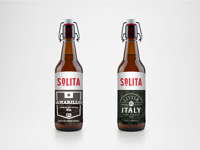 Solita beer branding ale america beer beer brand branding design hops illustration italy label larger restaurant