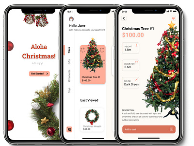 Christmas E-commerce UI