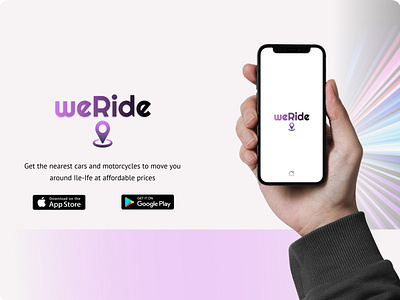 weRide - A ride-hailing app