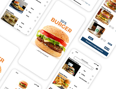Food Delivery Mobile App app design food delivery mobile ui ux visuals