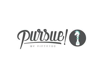 pursue handlettering identity logo typography