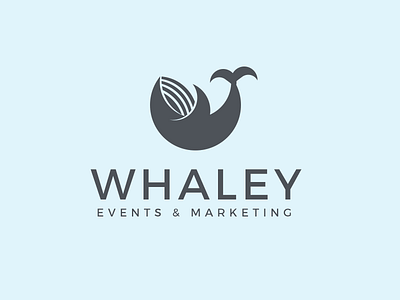 Whale logo abstract logo