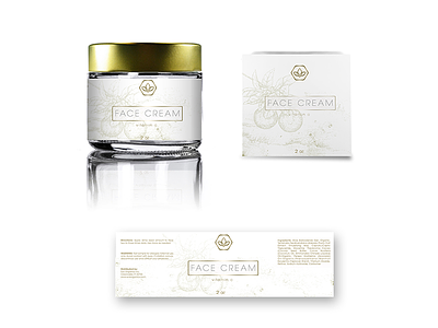 Facecream face cream health and beauty label vitamin c cream