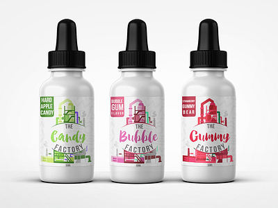 E Liquid e liquid flavor label label design