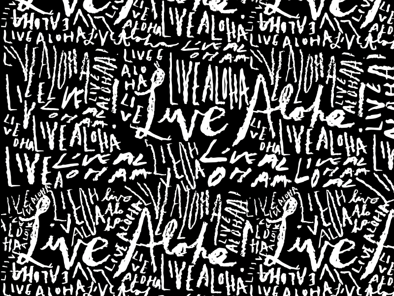 Misfits patterns lettering