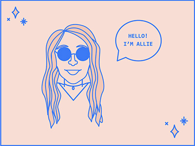 Avatar hello avatar illustration