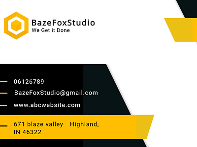 Business Card design