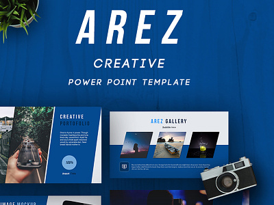 Arez - Creative Power Point Template creative portfolio power point presentation studio template