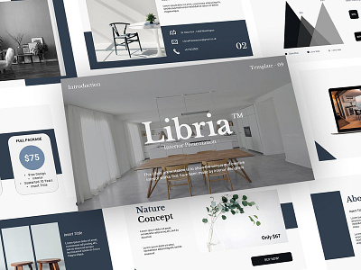 Libria - Interior PowerPoint Presentation Template