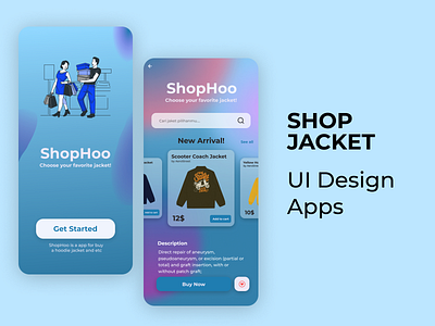 Shop Jacket - UI Design Apps