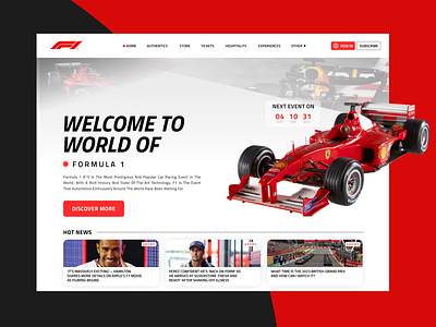 Formula 1 Website Redesign Challenge