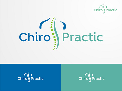 Chiropractic Logo branding design icon illustration logo vector